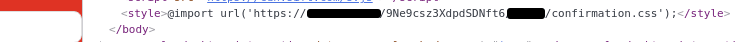 Css Injection Confirmation